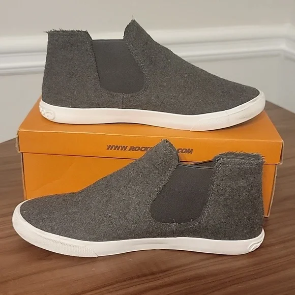 Rocket Dog Cabinjo in Charcoal 10M Women Cabin Joshua Fabric - Picture 5 of 16